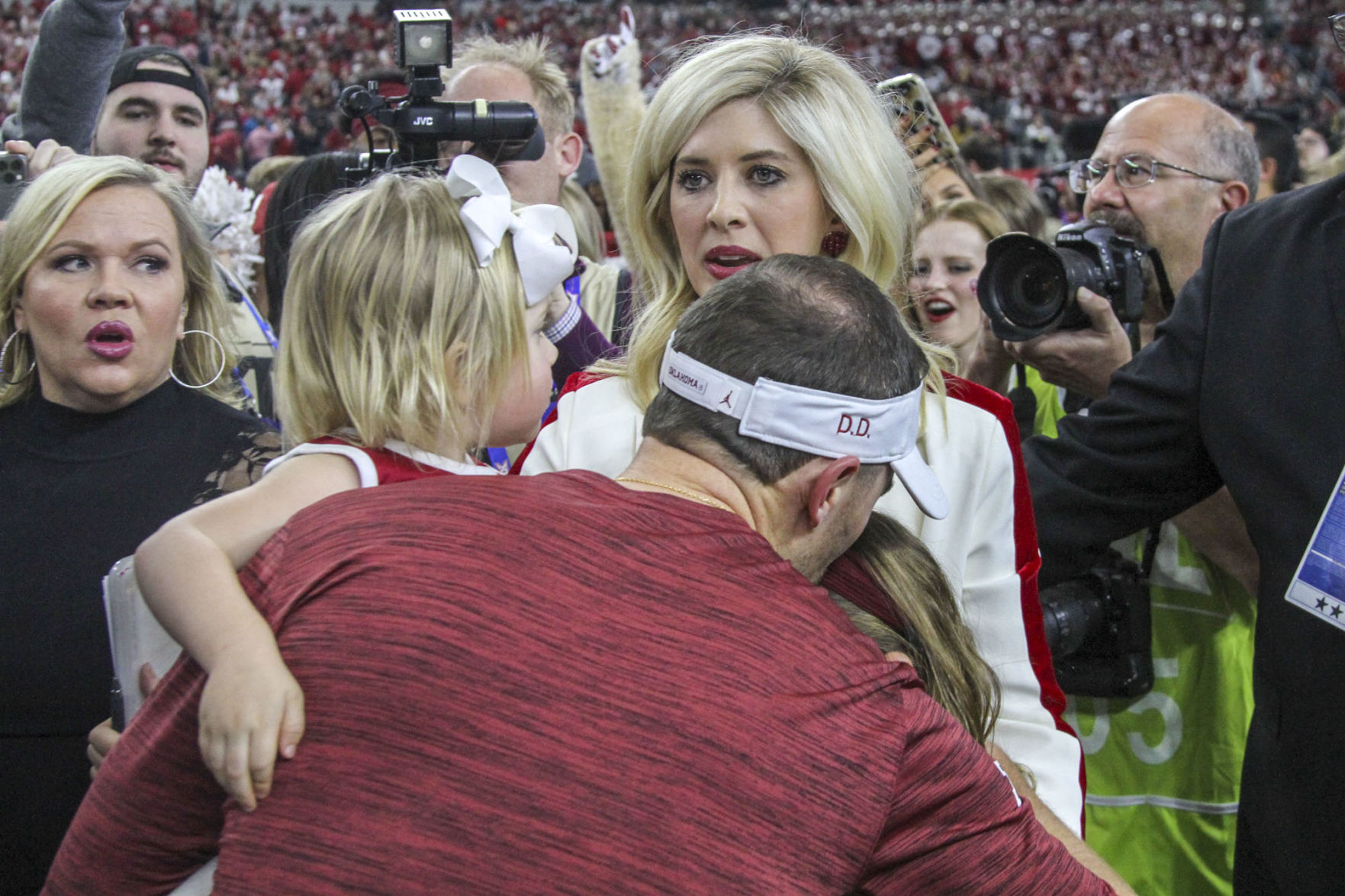 Lincoln Riley with family